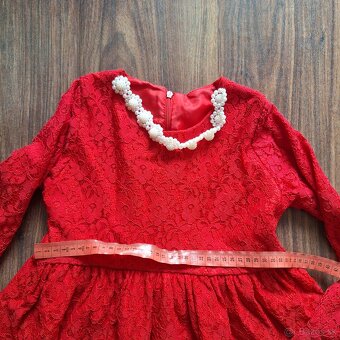 Dievčenské slávnostné šaty 110 - 2