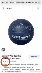 Carhartt Wip Spalding Basketball Ball Blue - 2