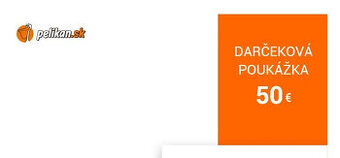Darčeková poukážka 50€ na pelikan.sk / Poštovné Zadarmo - 2