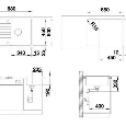 Umývadlo antracit Blanco ZIA 45 s - 2