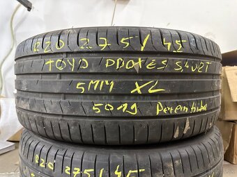 R20 275/45 Toyo Proxes Sport Suv 110Y XL 2x5mm DOT5019 - 2