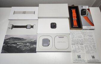 Apple Watch Ultra 2 Natural Titanium Milanese Loop + nomad - 2