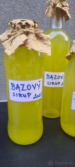 Domáci bazový sirup 2025 - 2