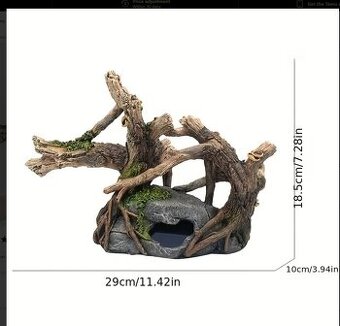 Komplet akvarium 54l + stol + ryby +dekoracie + doplnky - 2