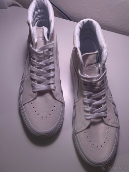 Vans Sk8-Hi Flame Biele / Krémové - 2