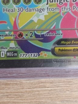 Predám Pokémon kartu Mega Venusaur ex 177/132 - 2