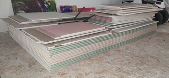 Predám sadrokartón – zelený a biely 200×120 cm + odrezky - 2