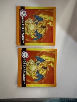 Predám pokemon stickers 1999 - 2