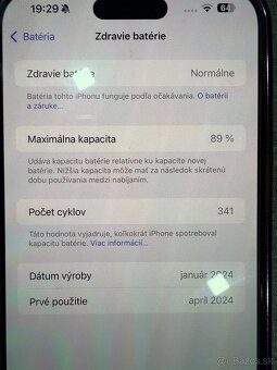 Iphone 15 pro max 265GB - 2