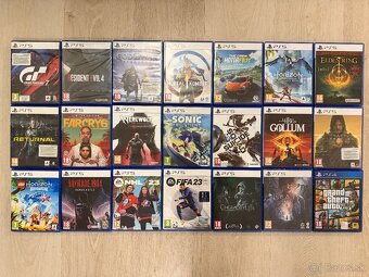 PREDAM/ VYMENIM PLAYSTATION 5 + 2 OVLADAČE + HRY - 2