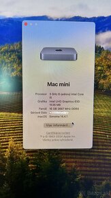 Apple MAC Mini, Intel 3 GHz, 16 GB RAM, 265 GB disk - 2