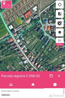 Stavebný pozemok Trenčín Záblatie 650m2 - 2