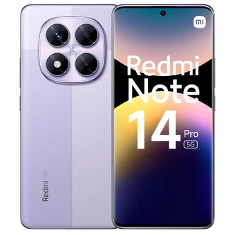 Xiaomi Redmi Note 14 Pro 5G 8/256 GB - fialový a čierny - 2