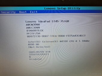 Lenovo IdeaPad S145-15IGM – Ideálny na náhradné diely - 2
