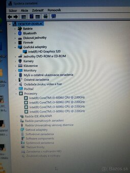 HP i3 6gen. 15,6" Full HD. Nová 16 GB DDR4.2xdisk.Nová bate - 2