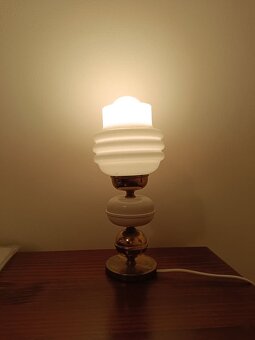 Retro lampa stolná - 2