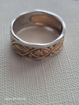 Dámsky zlatý prsteň - 2