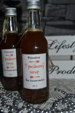 Prírodný Tymiánový sirup - na kašeľ a vykašliavanie - 2
