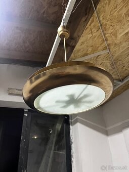 Renovovaný retro luster UFO - 2