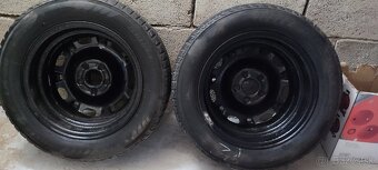 2 zimné pneumatiky Bridgestone Blizzak 165/70R14 s diskami - 2