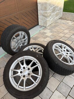 Predám zimné gumy na hliníkových diskoch R 16 - 2