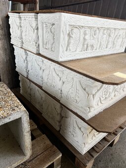 Betónové kvetináče - 2