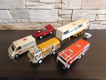 Staré hračky, autíčka Tatra 815, Liaz, Monti System, Anker. - 2