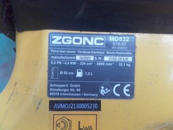 Motorova kosačka 6hp.s pojazdom - 2