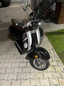 Elektrická retro motorka (scooter , kolobezka) - 2