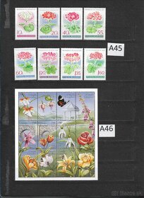 Filatelia-Poštové známky na predaj 6.Doprava + Kvety čisté - 2