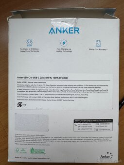 Anker USBC/USBC kábel 3m 100W - 2