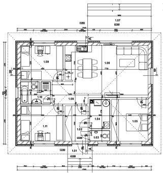 NOVOSTAVBA - 4 izbový bungalov, 100m2 - KANAŠ - 2