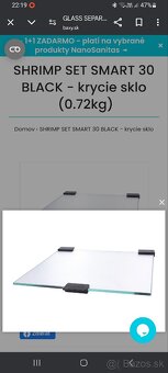 Krycie sklo Aquael 30L - 2