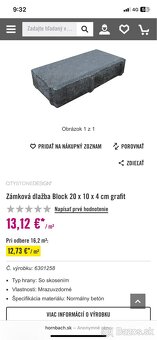 Dlažba betonová - 2