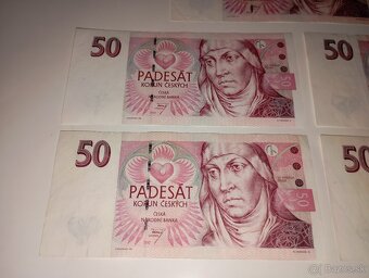 BANKOVKY 50 KČ 1997, SÉRIE E, PĚKNÉ STAVY - 2