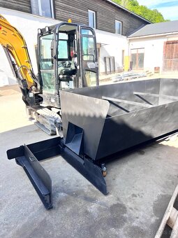 Posypávač krajníc,stranový finišer krajníc hydraulicky - 2