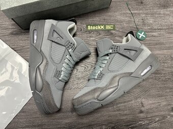 Jordan 4 Se Paris Olymipics set cement tenisky - 2