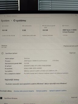 Predám kompletnú zostavu PC Lynx AMD Ryzen 5600 - 2