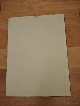 háčkovaný obraz v ráme - 2