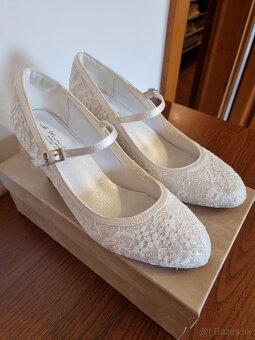Svadobné topánky Megan, G.Westerleigh, veľkosť 40 - 2
