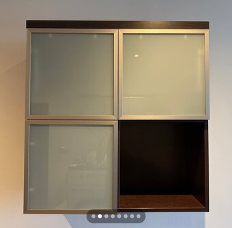 Obývačková stena, vinotéka, poličky - 2