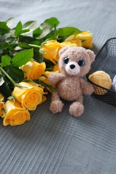 Háčkovaná hračka medvedík - 2