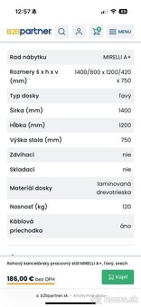 Kancelársky stôl + kontajner - 2