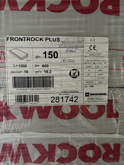 Fasádna minerálna vlna/vata 150 mm - 2