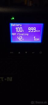 Predám záložný zdroj EATON 9SX 1000 + 9SXEBM - 2