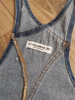 Damska riflova sukna na traky vel.s - 2