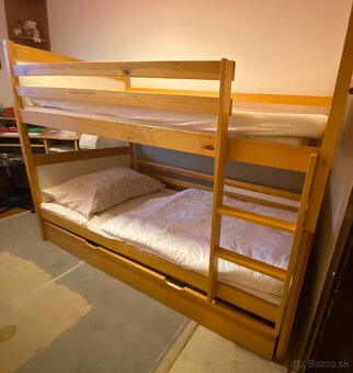 Poschodova postel 3 lozko - 2