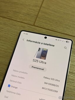 Samsung S25 ULTRA Silverblue 12/256 GB - 2