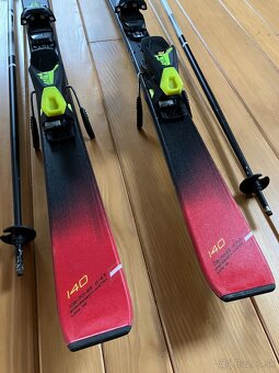 Detské lyže + palice, lyžiarky - 2