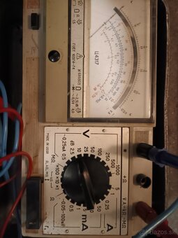 Sovietsky merací prístroj starožitný multimeter μ4317 - 2